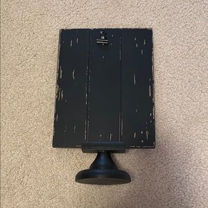 Black Rustic Photo Holder